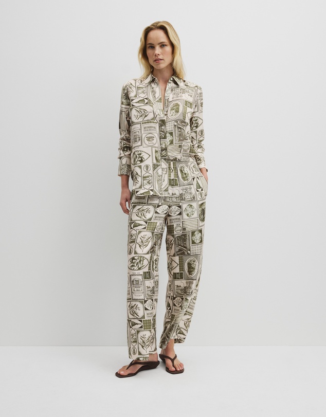 Country Road - Print Silk Pant