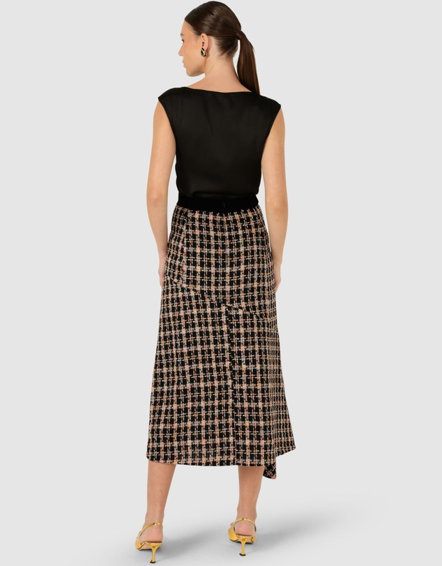 SACHA DRAKE - Onyx Midi Skirt