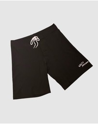 Salty Johnson - Classic Performance Board Shorts - Black