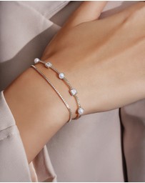 Ania Haie - Ania Haie Silver Box Chain Bracelet