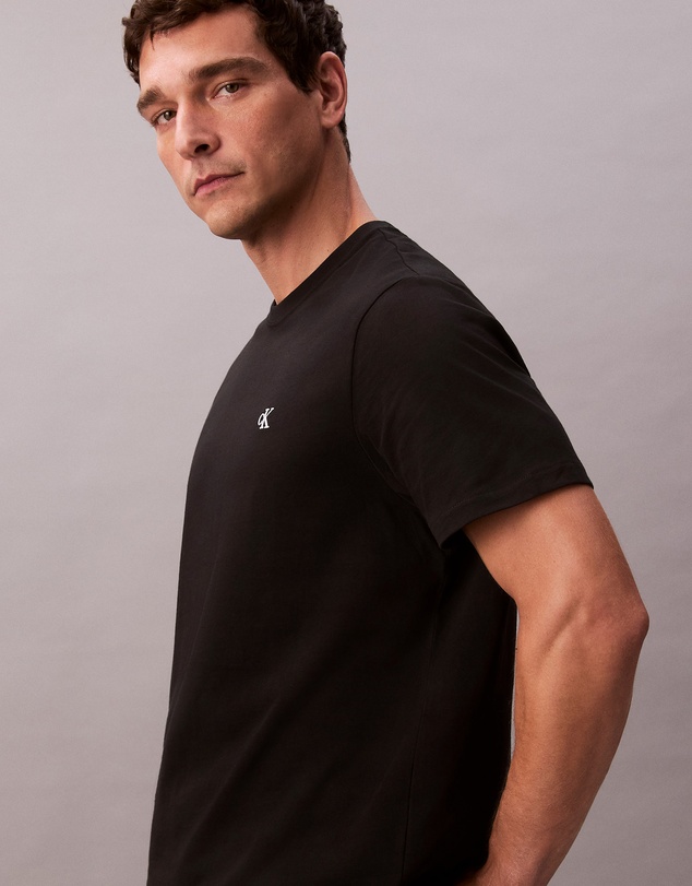 Calvin Klein Jeans - Embroidered Monogram Logo Relaxed T-Shirt