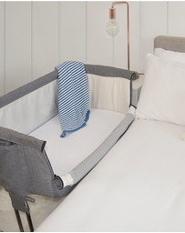 Living Textiles - 2pk Bedside Bassinet Fitted Sheet - Jersey/White