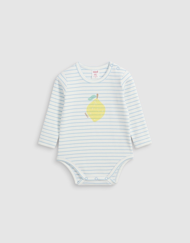 Seed Heritage - Stripe Rib Bodysuit