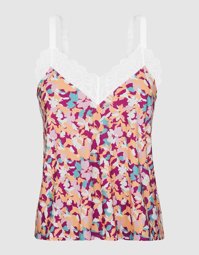 Sans Complexe - Suzan Fantaisy Microfibre Pyjama Camisole with Lace