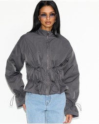 Dazie - Sarah Cinch Drawcord Puffer Jacket