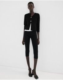 M.N.G - Knitted Cardigan With Jewel Button