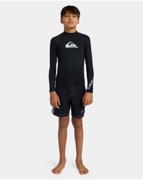 Quiksilver - Boys 8 to 16 All Time Long Sleeve Rash Vest