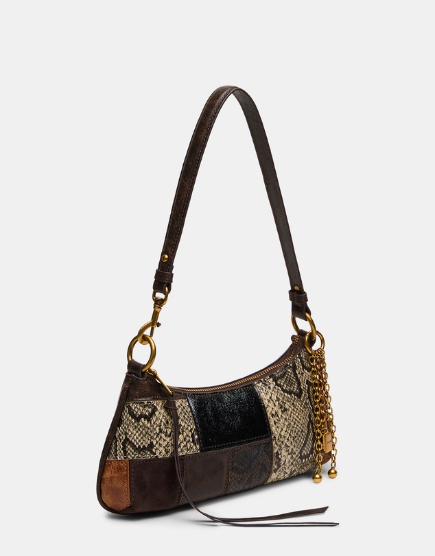 Steve Madden - BIrina-P Brown Multi Shoulder Bag