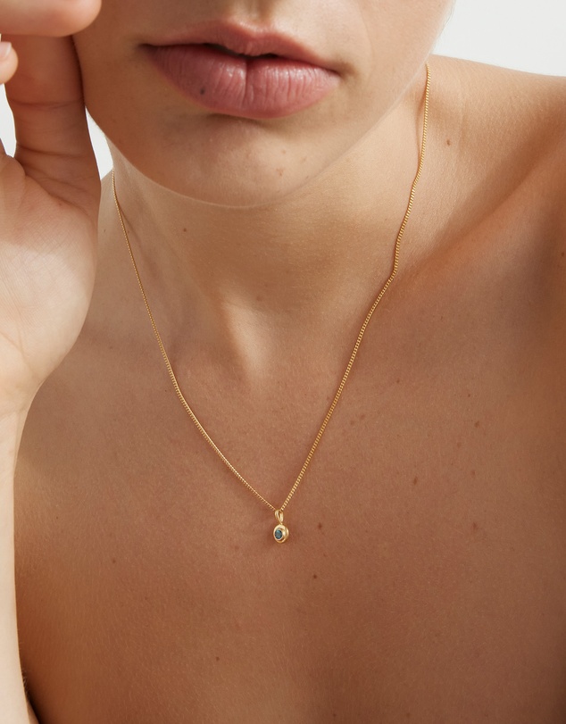 Kirstin Ash - Birthstone Necklace August Peridot