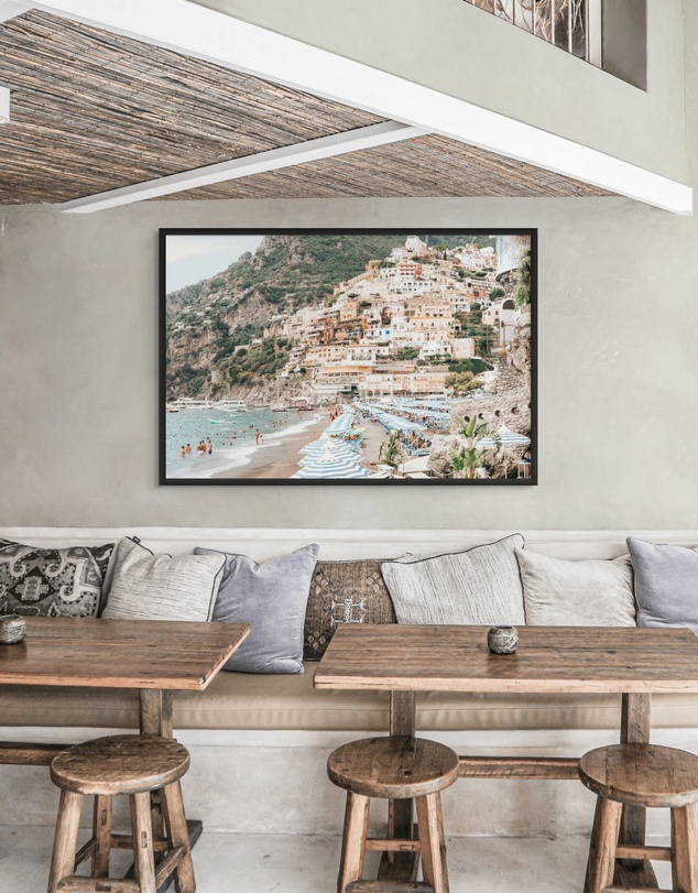 Amichi Co - Villagio Sul Mare Fine Art Print