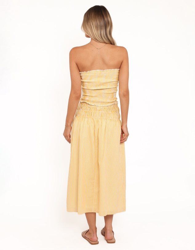 Petal & Pup - Salome Maxi Skirt - Mango Stripe