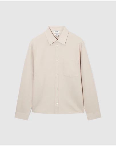 COS - Davey Patch Pocket LS Jersey Shirt