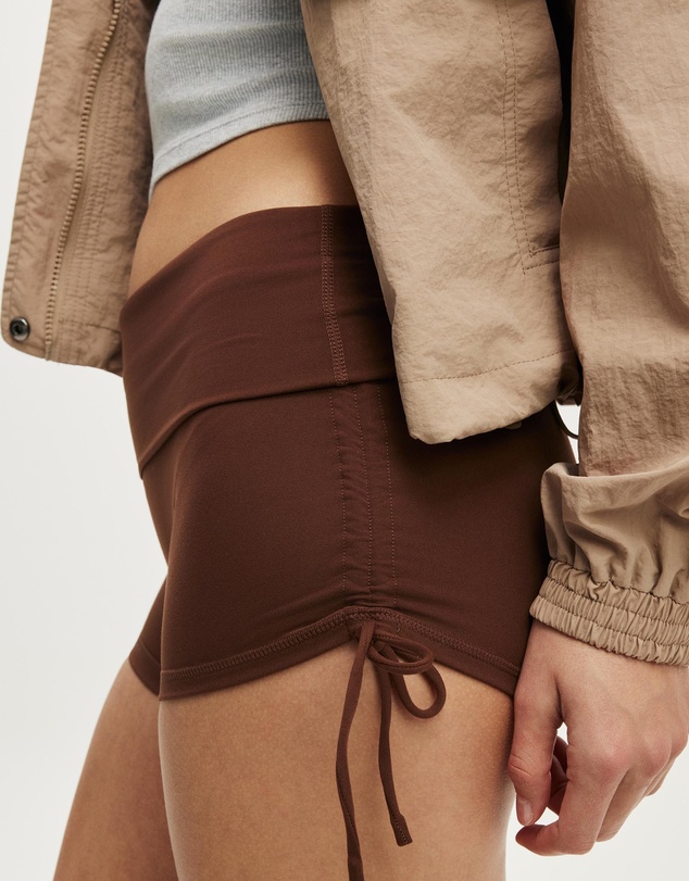 Cotton On Body Active - Ultra Soft Tie Side Roll Over Micro Short