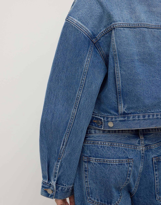 Assembly Label - Cropped Denim Jacket
