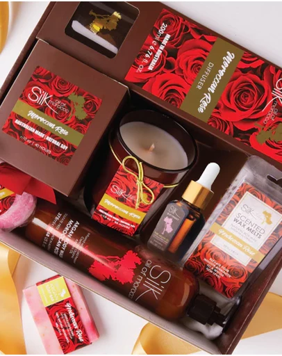 Silk Oil of Morocco - Silk Luxe Day Spa Collection Hamper - Moroccan Rose