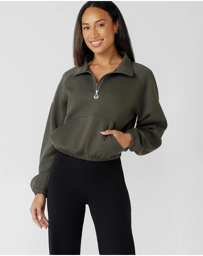 Lorna Jane - Team Player Quarter Zip Sweat