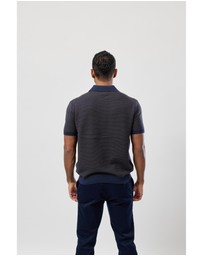 Brooksfield - Stripe Knitted Polo