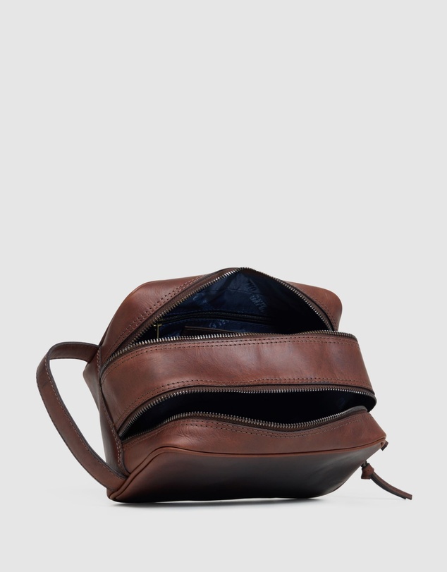 Oxford - Traveller Leather Wash Bag