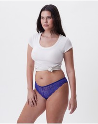 Bras N Things - Romance Brazilian Knicker - Dark Blue