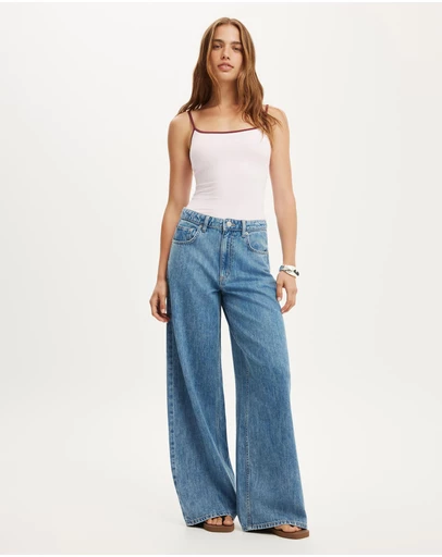 Cotton On - High Rise Wide Jeans