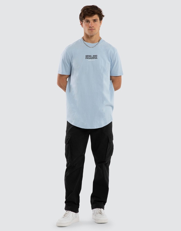 Nena & Pasadena - Linear Dual Curved Tee