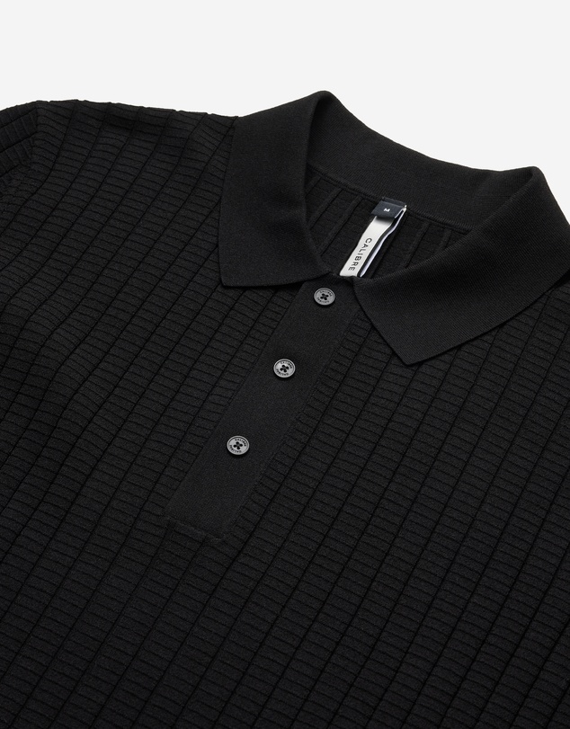 Calibre - Textured Rib Tech Knit Polo