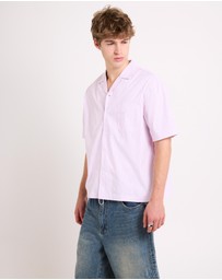 Arvust - Box Striped Short Sleeve Shirt