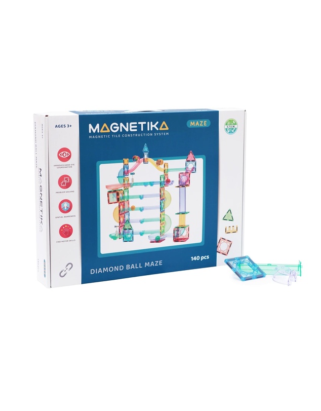 Magnetika - Diamond Ball Maze 140pcs