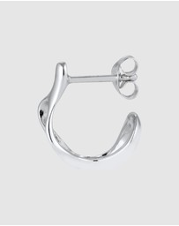 Kuzzoi - ICONIC EXCLUSIVE - Earrings Male Single Creole 925 Sterling Silver