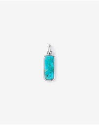 Michael Hill - Turquoise Oblong Pendant in Sterling Silver