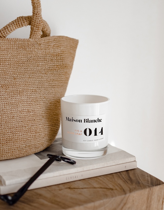 Maison Blanche - 014 Fig & Olive Leaf - Large Candle