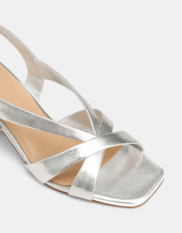 Wittner - Josie Metallic Leather Mid Heels