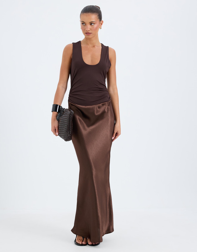 Calli - Logan Scoop Neck Maxi Dress