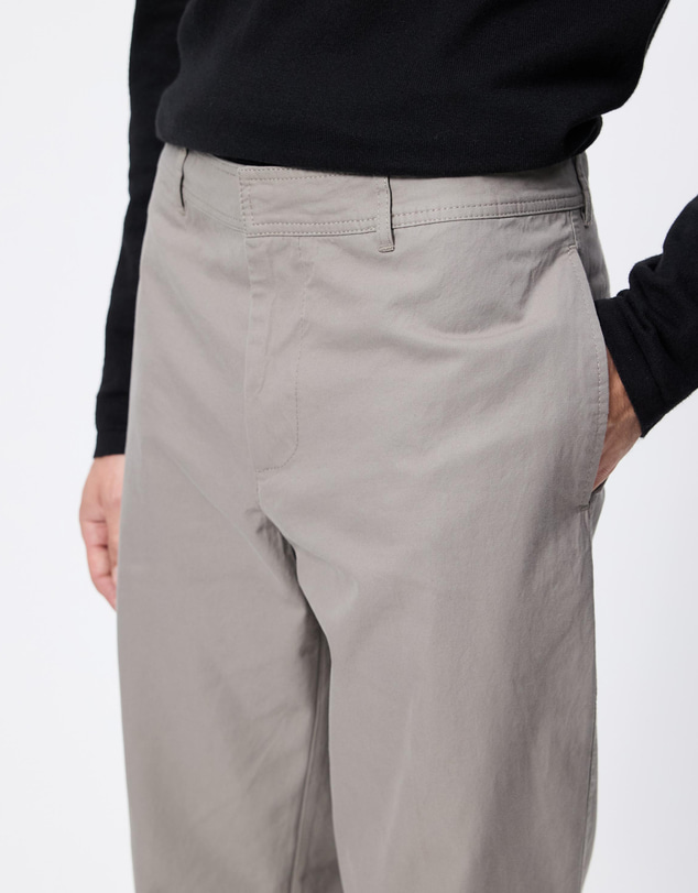 Emporio Armani - Cotton-SIlk Fabric Trousers
