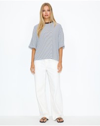 Dazie - Serve Stripe T-Shirt