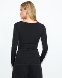 Dazie - Alexis Reversible Buckle Top