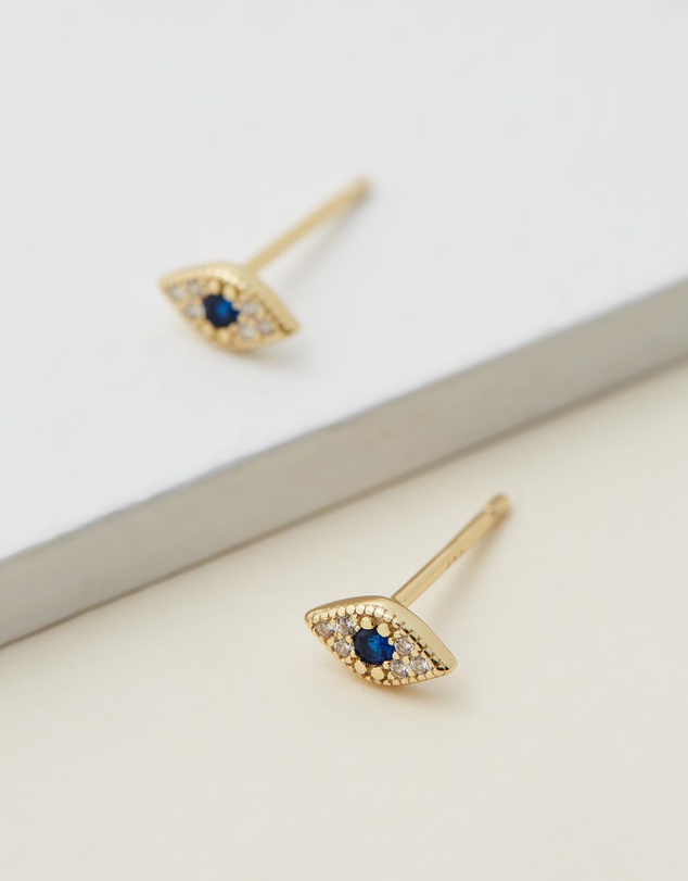 Native Sol - Evil Eye Studs