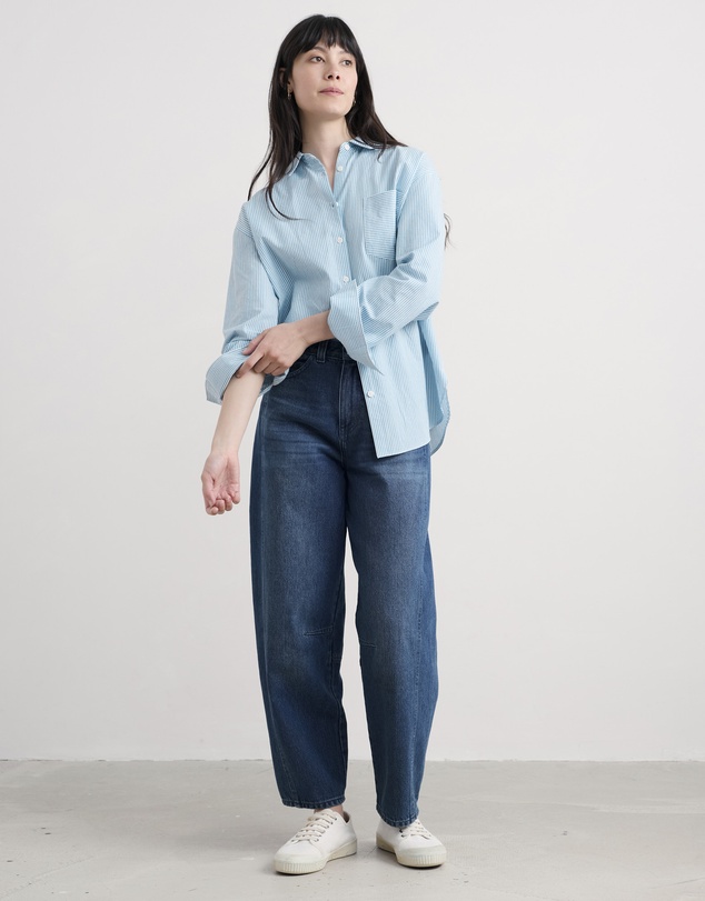 Seasalt - Seasalt Cornwall Blue Isla Shirt