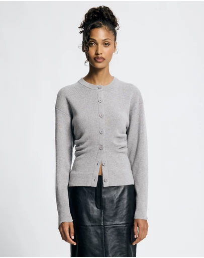Lover - Dido Sculpted Wool Cardigan