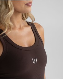 Leelo Active - Ribbed Logo Tank