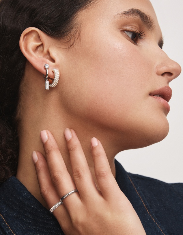 MIMCO - Enchant Pearl Hoop Earrings