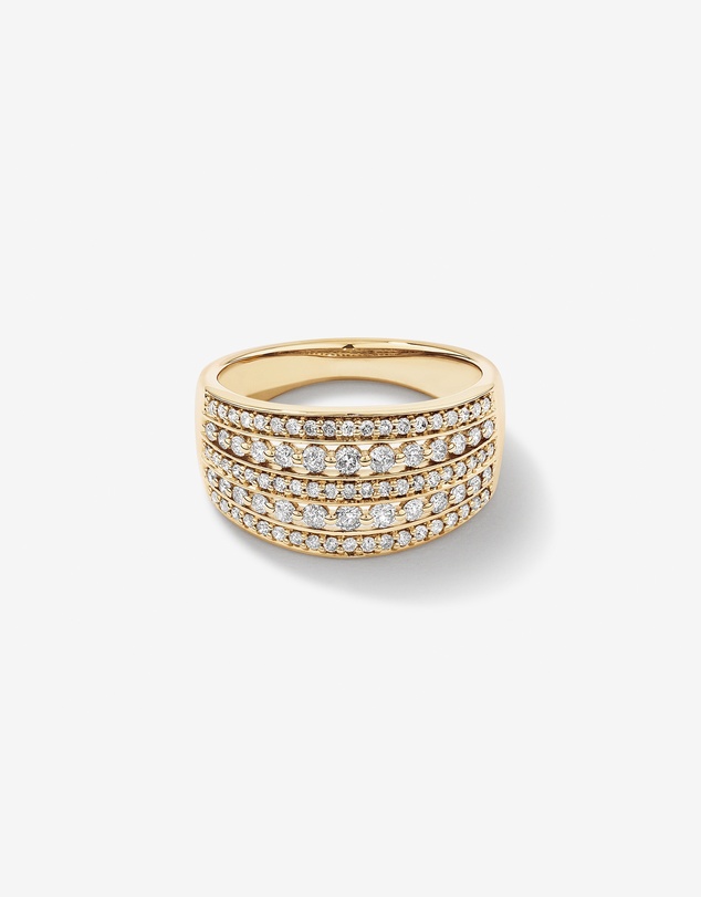 Michael Hill - 0.70 Carat TW Infinite Diamonds Ring in 10kt Yellow Gold