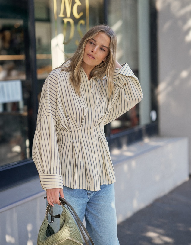 Ceres Life - Ella Pleat Shirt