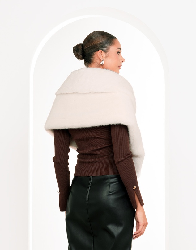 Pilgrim - Blakely Faux Fur Stole