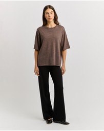 Toorallie - Extrafine Relaxed Knit Tee