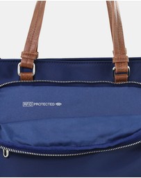 Pierre Cardin - Pierre Cardin RFID Anti-Theft Nylon Mini Tote with Crossbody