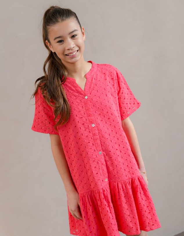 Like FLO - Mace Broderie Anglaise Dress - Kids-Teens