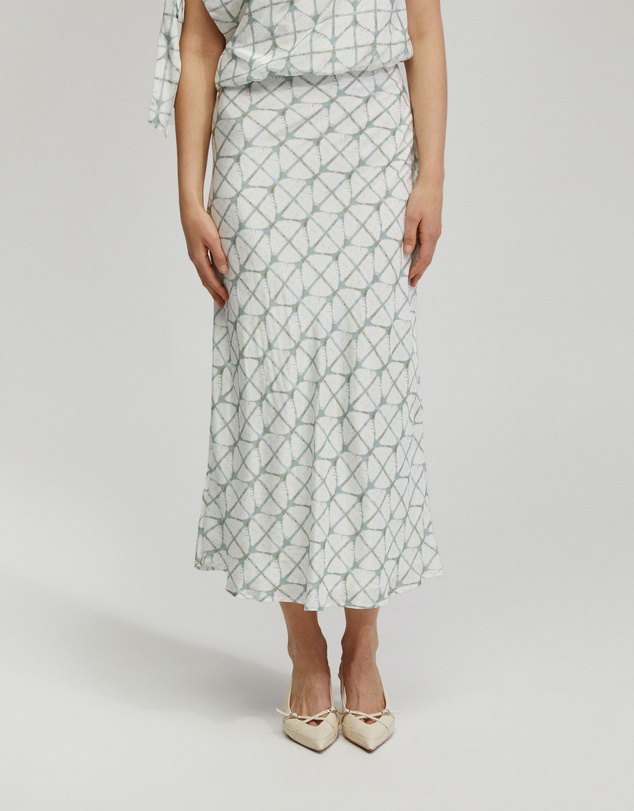 Oxford - Lucinda Printed Slip Skirt
