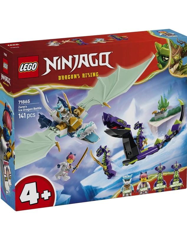 LEGO - 71865 Zane's Ice Dragon vs. Acid Monster Snake
