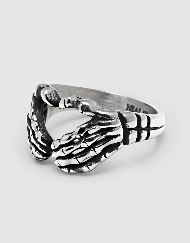 Nialaya Jewellery - Men's Vintage Skeleton Ring